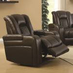 Delangelo Casual Power Recliner with Cup Holders, Storage Console and USB Port